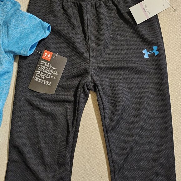 Under Armour Kids Athletic Boy’s 2-Piece Shirt and Pants 9/12M - New - Picture 4 of 7